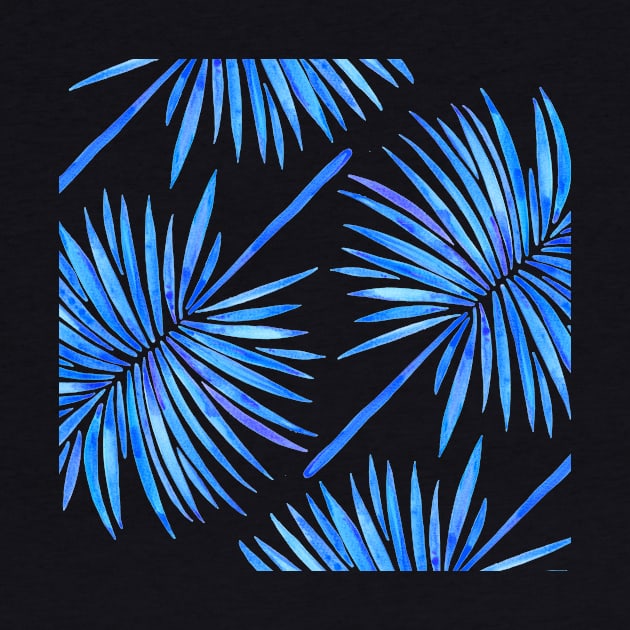 fan palm blue by CatCoq